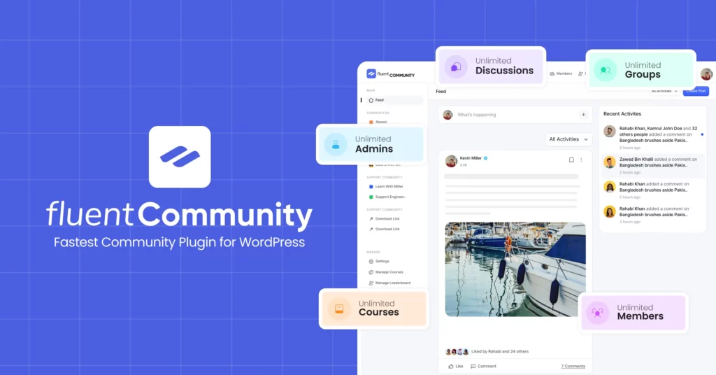 FluentCommunity-Wordpress Community Plugin