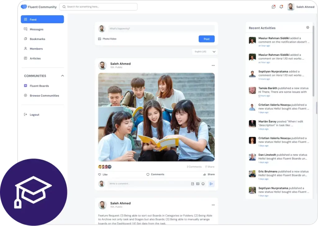 Fluent Community for education