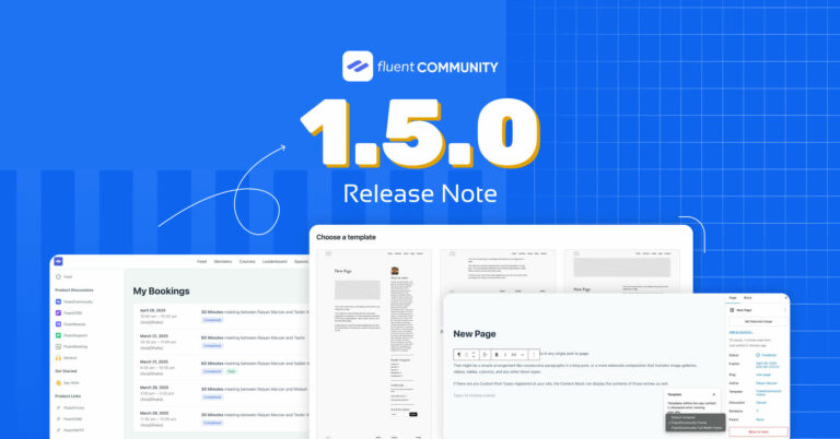 FluentCommunity version 1.5.0