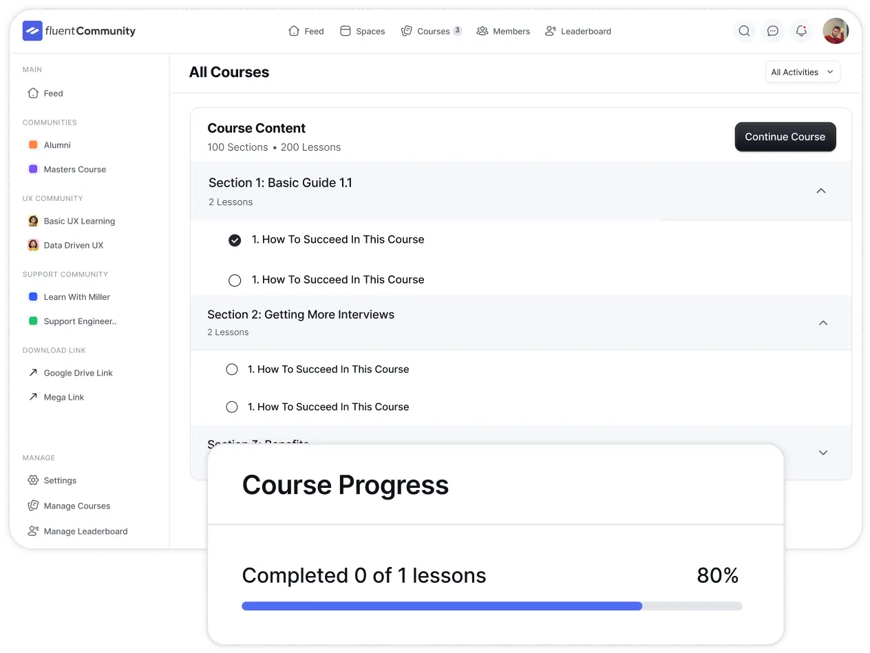 Course Progress