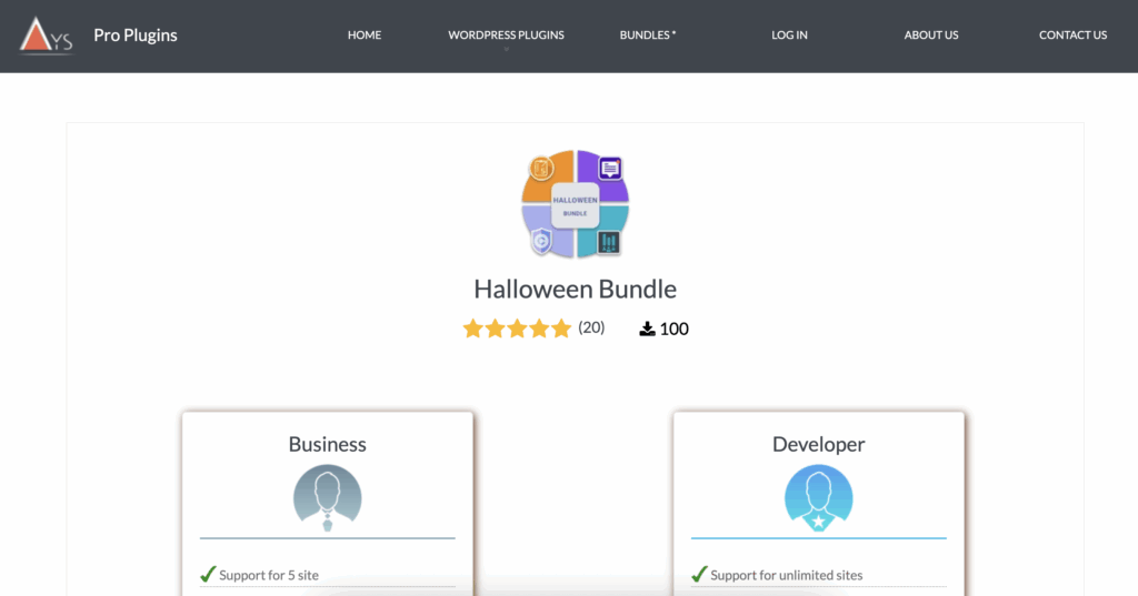 Ays Pro Halloween plugin bundles