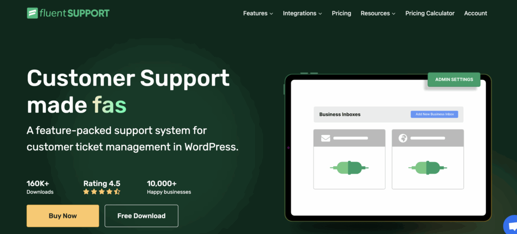 Fluent Support, Customer support system in WordPress