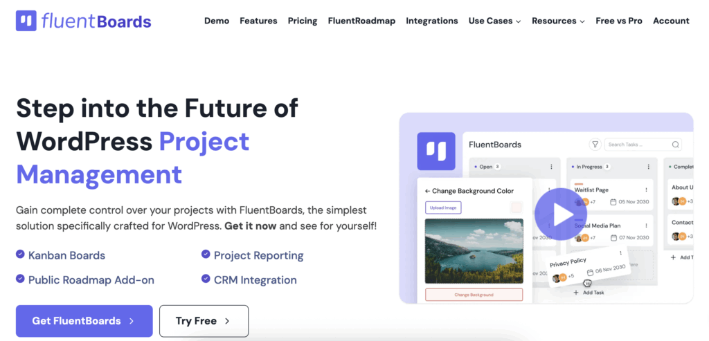 Fluent Boards, WordPress project management plugin