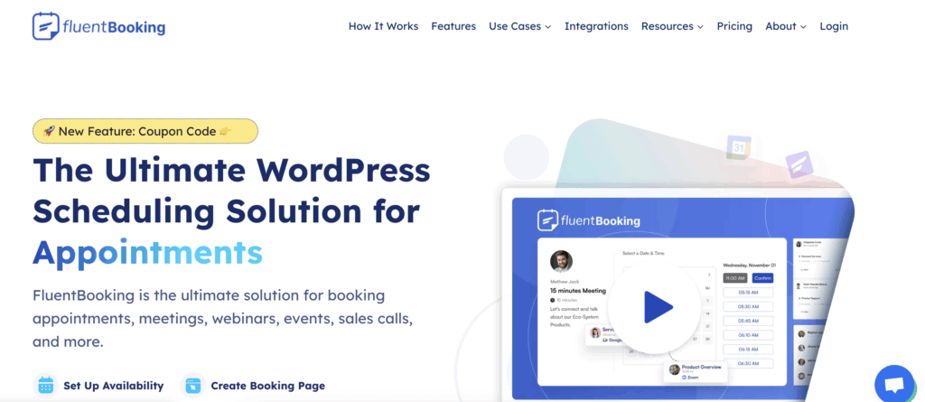 FluentBooking, WordPress scheduling solution