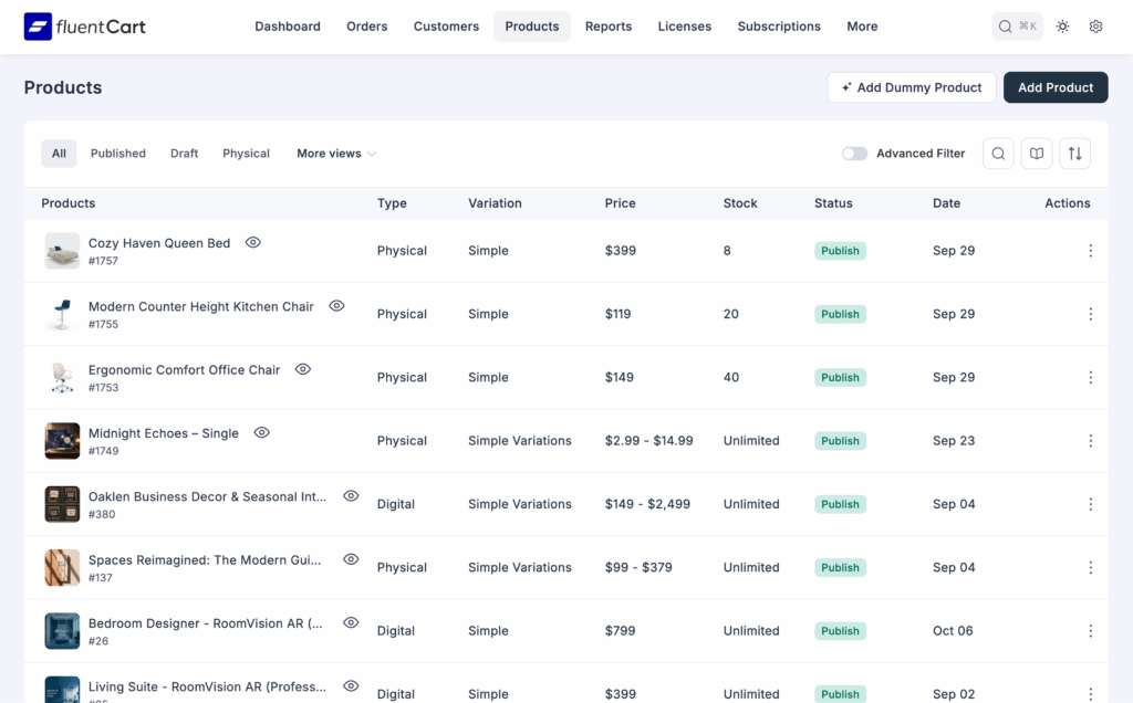 product handling, ecommerce, wordpress