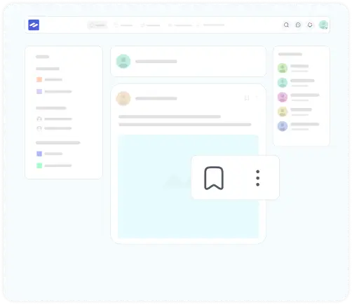 Fluentcommunity's bookmark feature