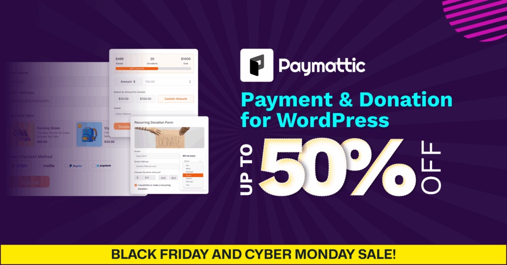 Paymattic, WordPress