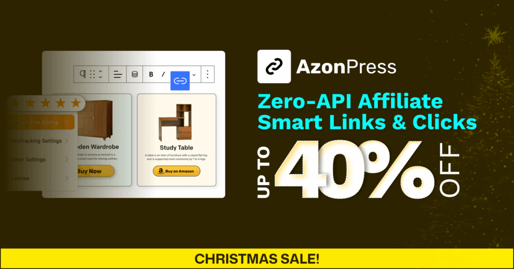 AzonPress, Christmas discount 2025