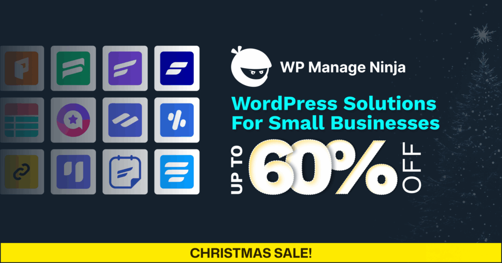 WPMangeNinja, Christmas sale