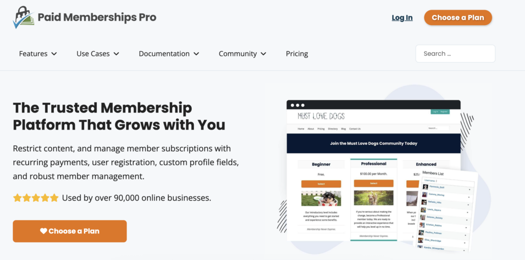 paid membership pro
