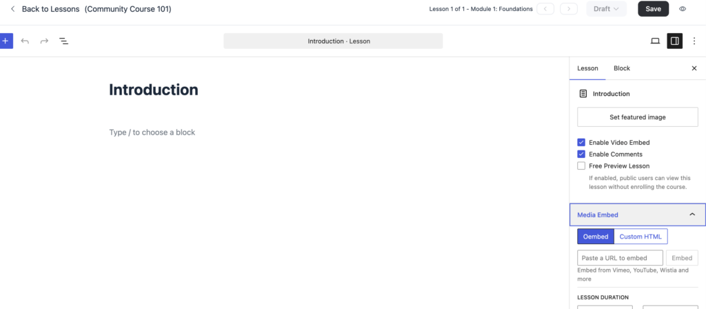 Modules, Lessons, fluentcommunity, wordpress