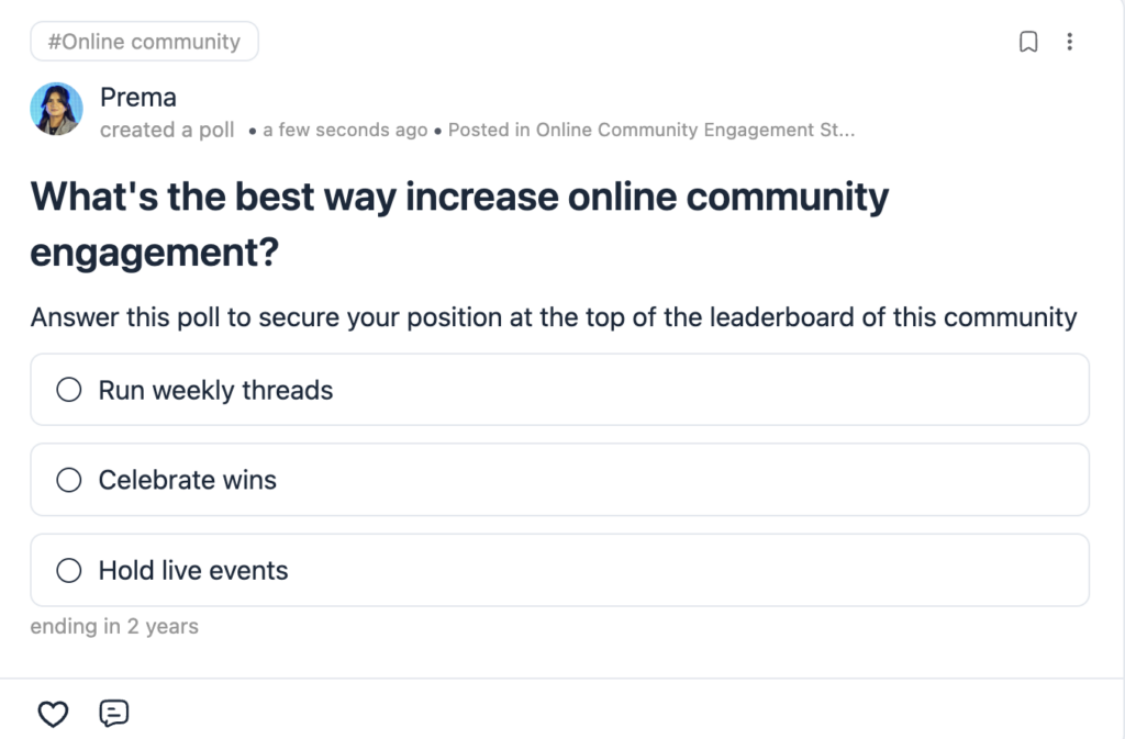 polls, fluentcommunity, wordpress