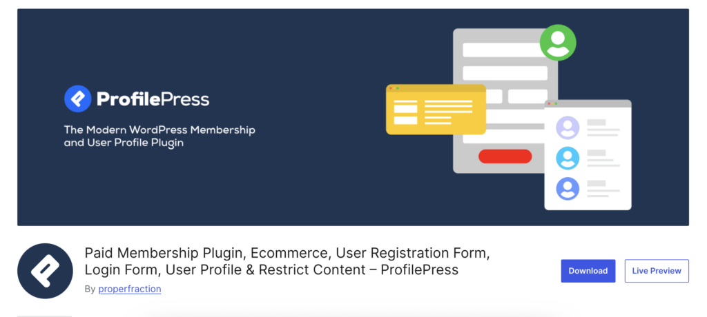 profilepress, wordpress