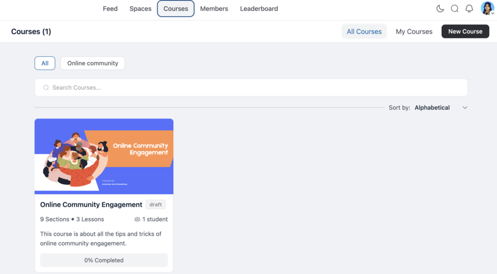 FluentCommunity course creation, lms, learndash alternative