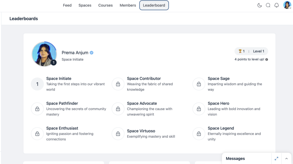 Leaderboard, chats, features to look for in a private community platform.