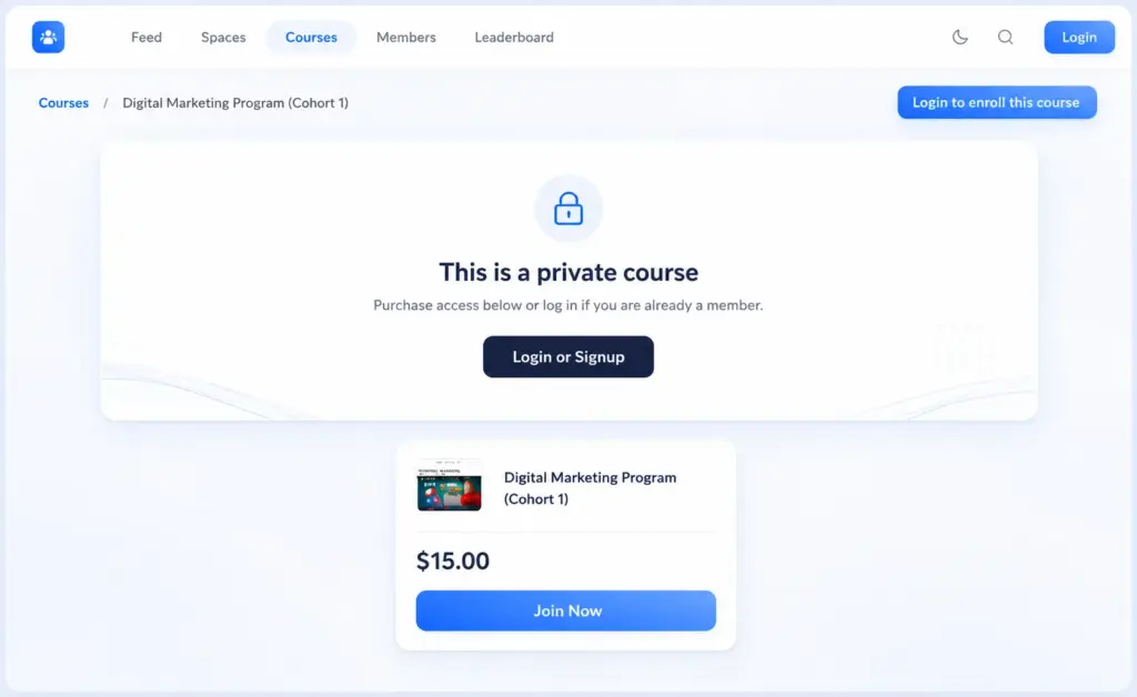 FluentCommunity paywall