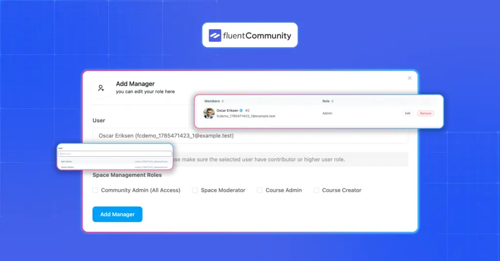 How to Use Role Manager in FluentCommunity