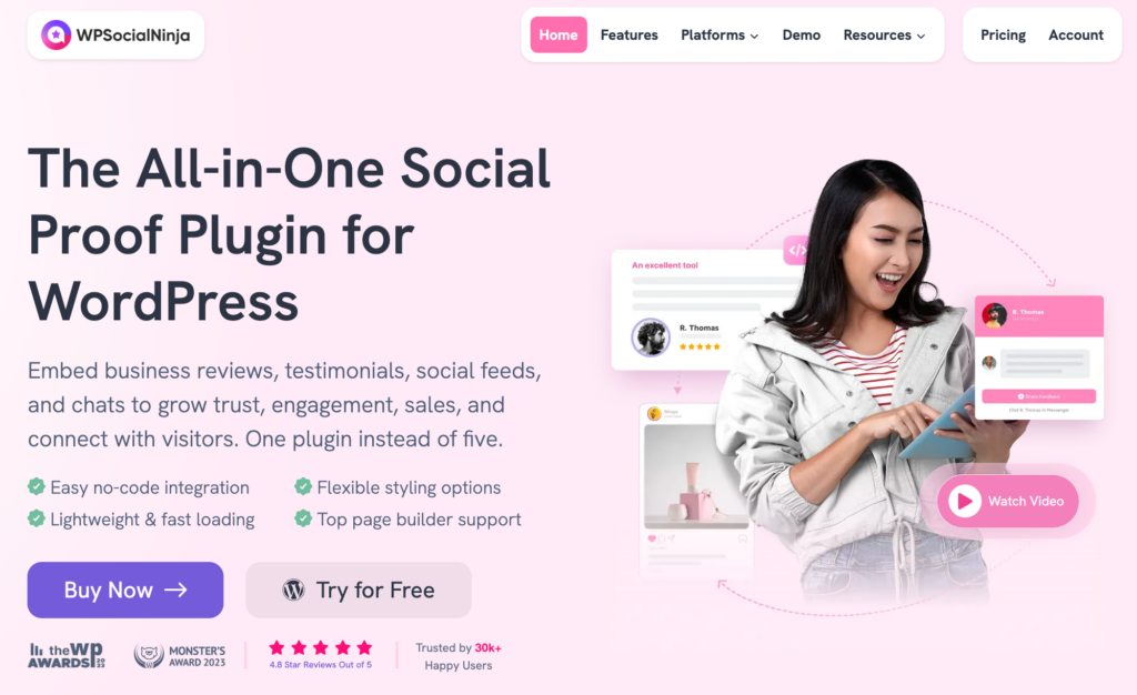 WP Social Ninja
