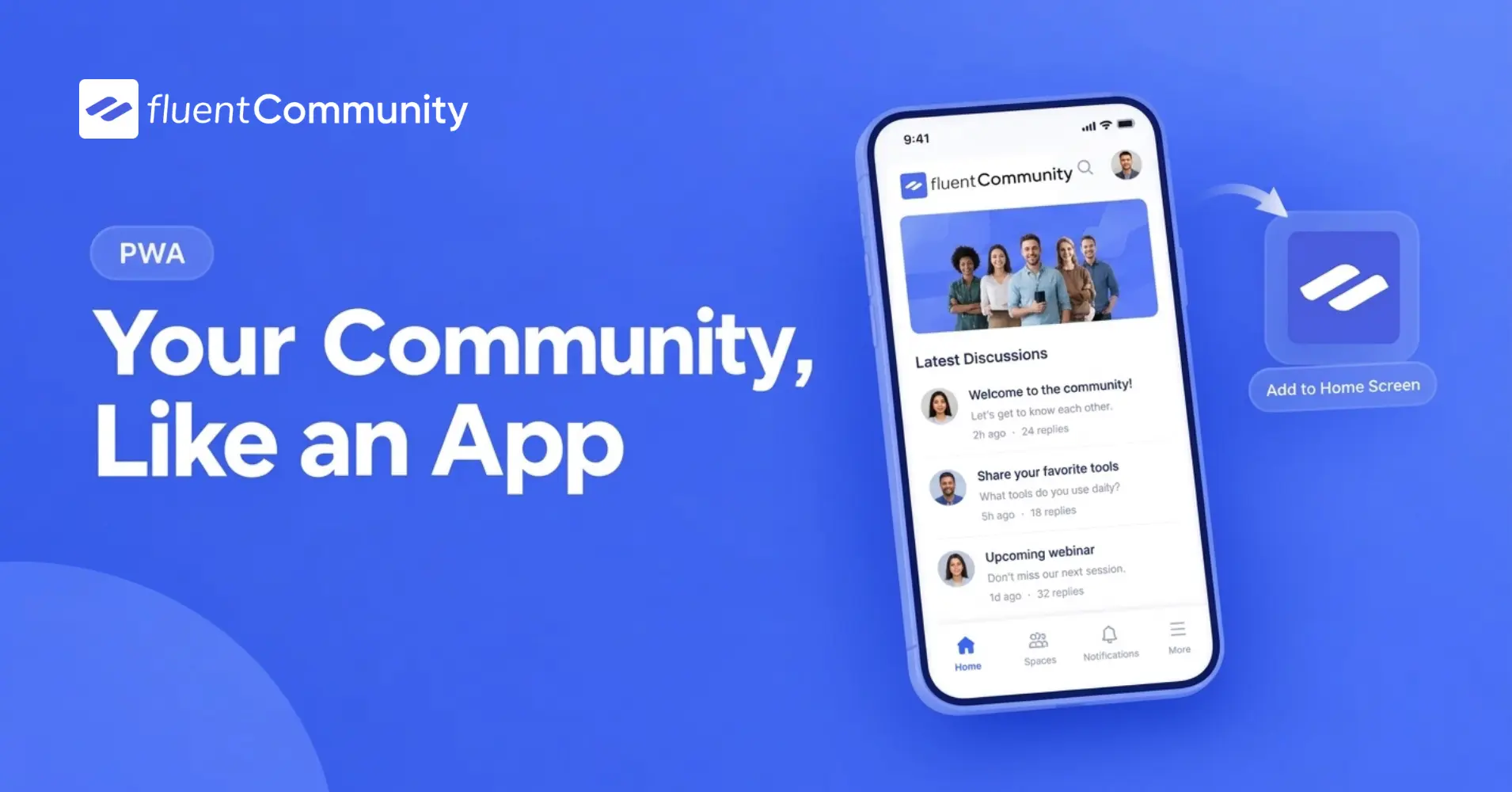 progressive web app feature