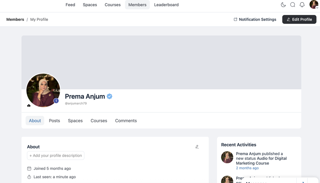Member profiles