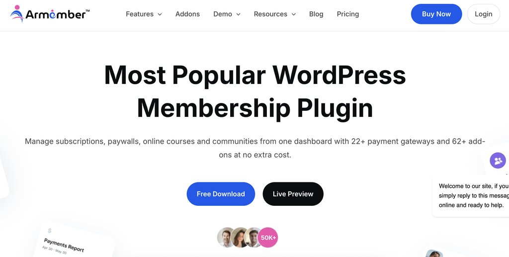 ARMember, WordPress