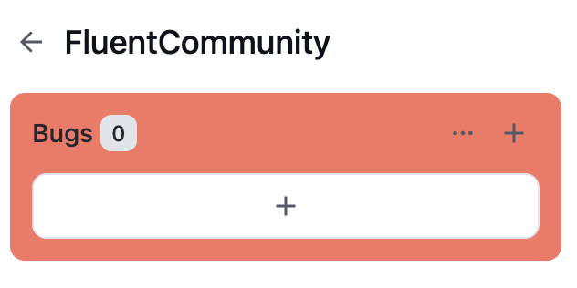 Internal FluentCommunity bug tracker board showing 0 open bug reports, with every reported issue closed for the 2.9.0 release