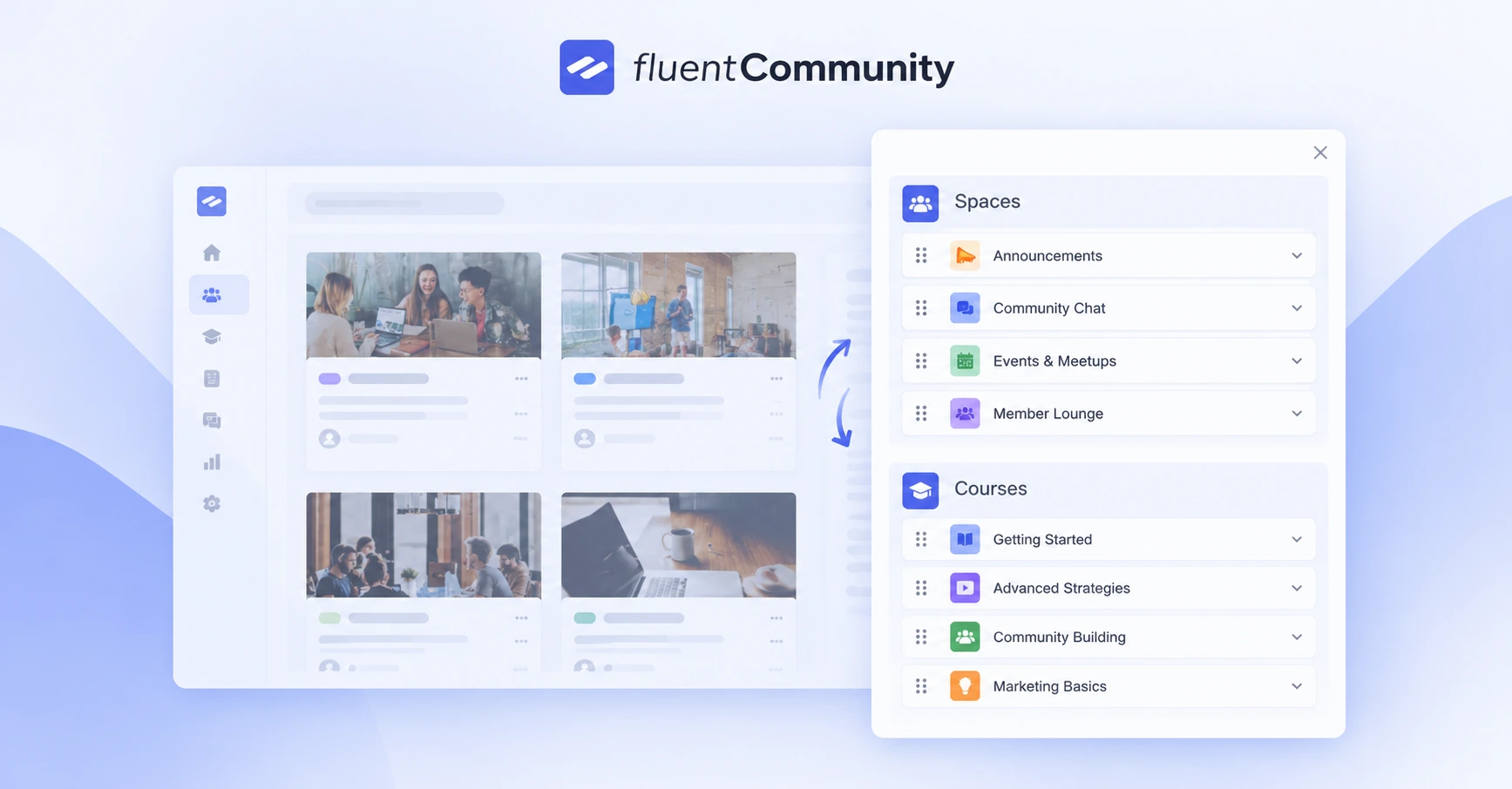 custom ordering for spaces and courses