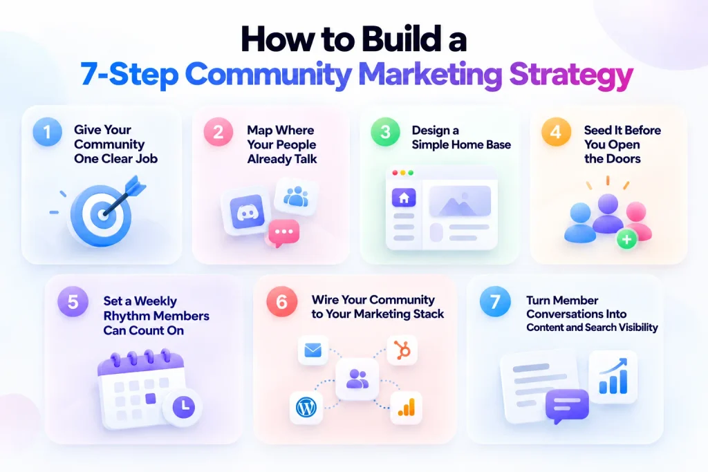 How to Build a Community Marketing Strategy in 7 Steps