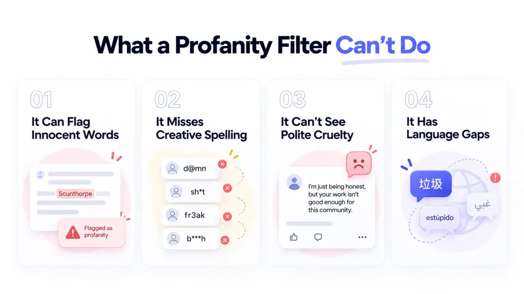 What a Profanity Filter Can't Do