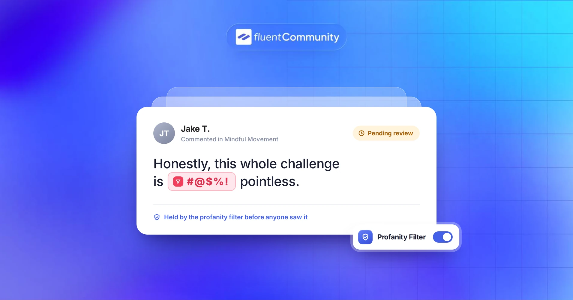 Profanity Filter for Positive Online Communities on WordPress