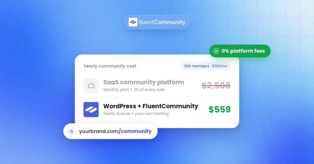 SaaS Community Platform vs WordPress Community Plugin